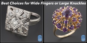 Selecting a ring that complements your finger shape