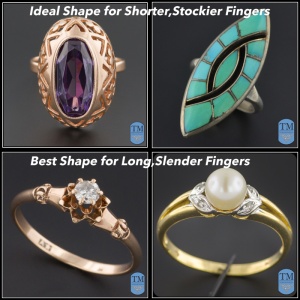 Selecting a ring that complements your finger shape